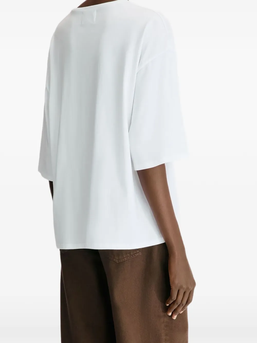 LouLou de Saison Osis LDS oversized boxy T-shirt Wit