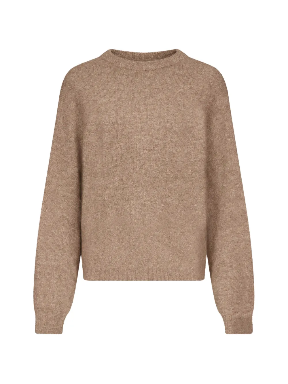 LouLou de Saison Tristan Lds Pullover mit tiefen Schultern - Braun