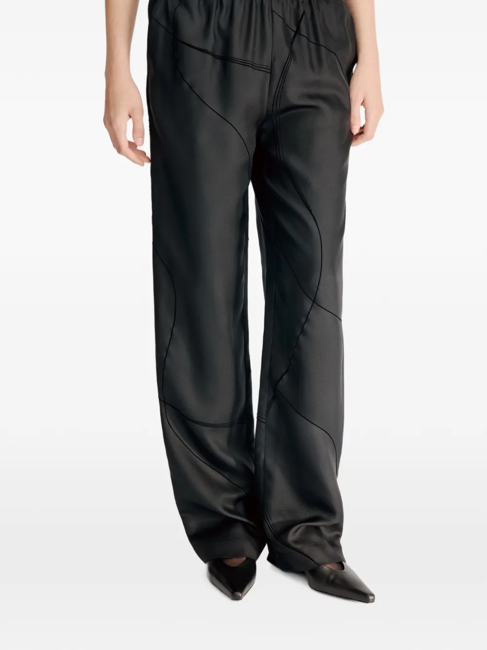 LouLou de Saison Viki elastische broek Zwart
