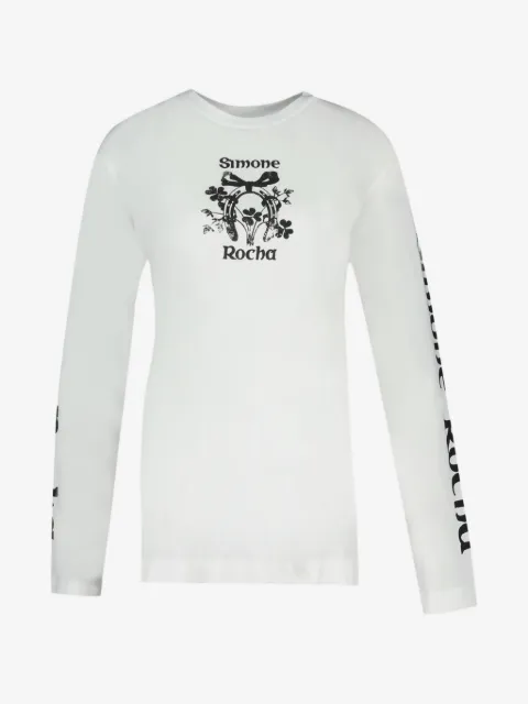 Simone Rocha Coming Up Roses long-sleeve T-shirt