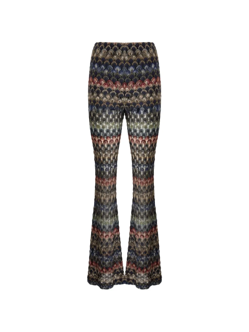 Missoni Broek met geometrisch patroon Blauw