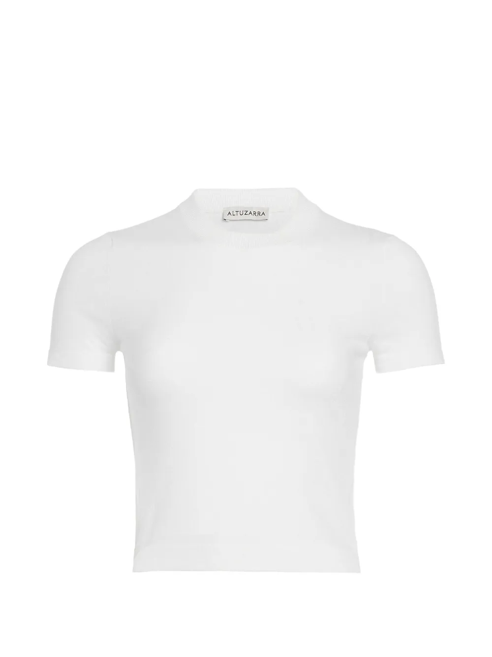 Altuzarra Kurzärmeliger Manny Pullover - Weiß