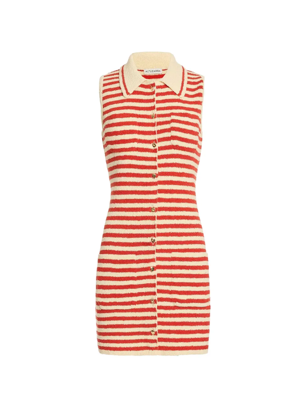 Altuzarra Mamie striped mini dress - Red