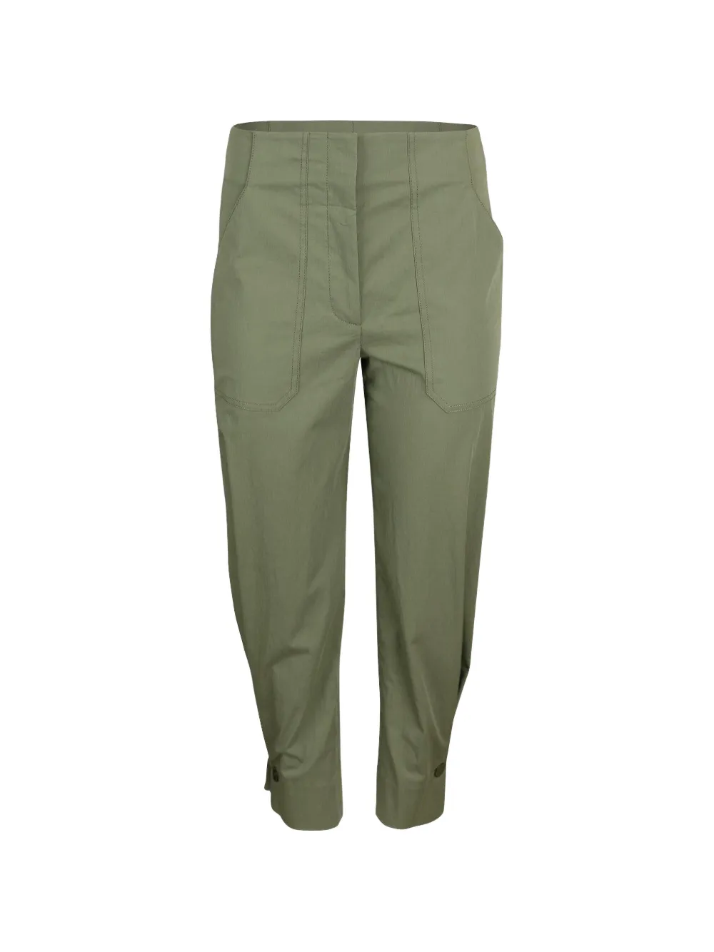 Veronica Beard Stapleton button-cuff trousers - Grün