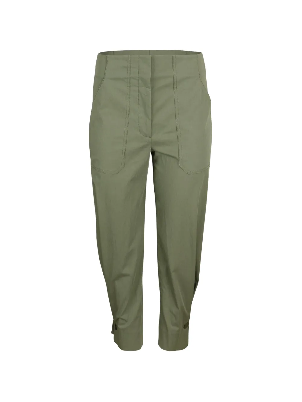 Veronica Beard Stapleton button-cuff trousers - Grün