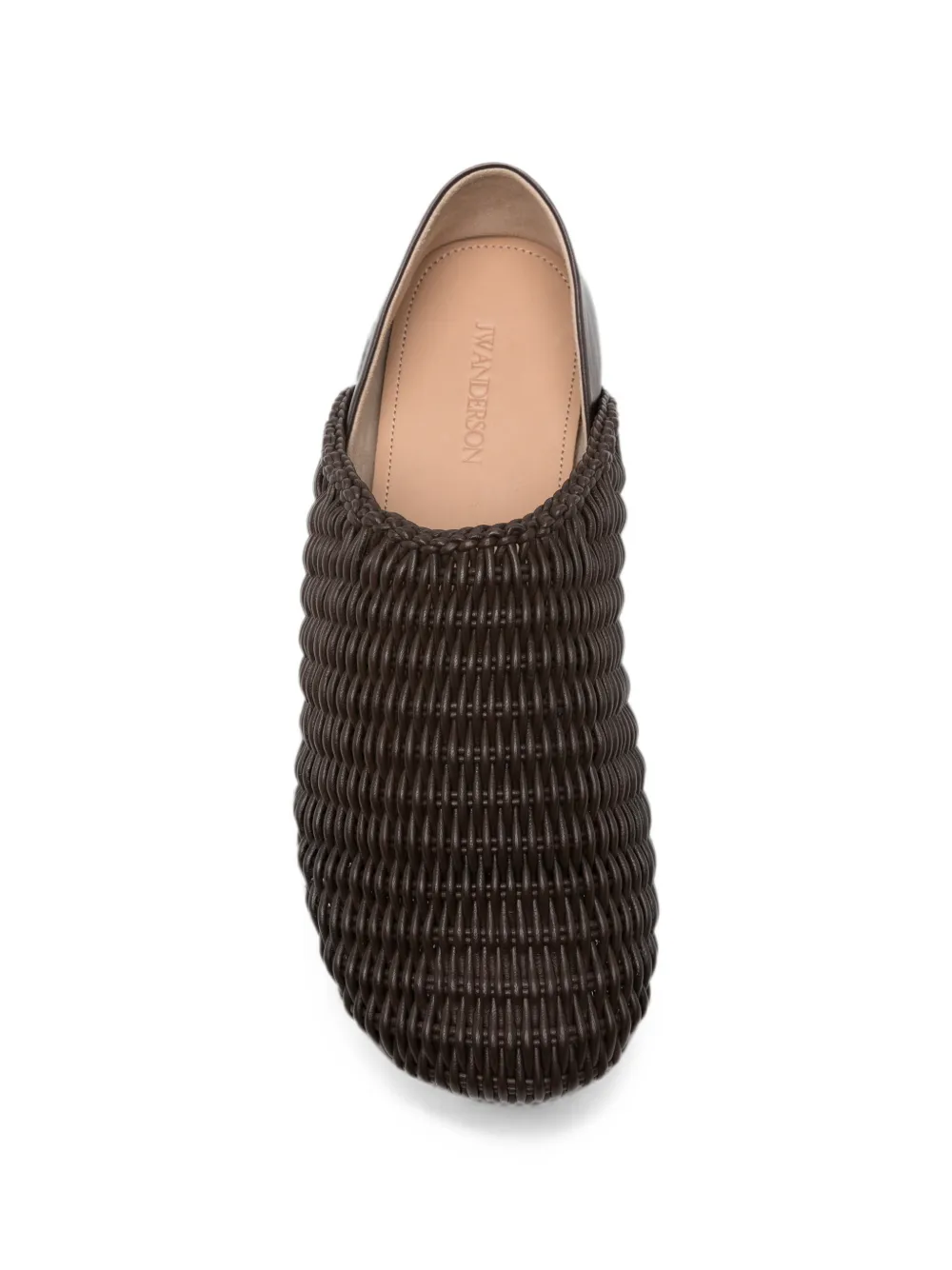 JW Anderson woven-leather mules Bruin
