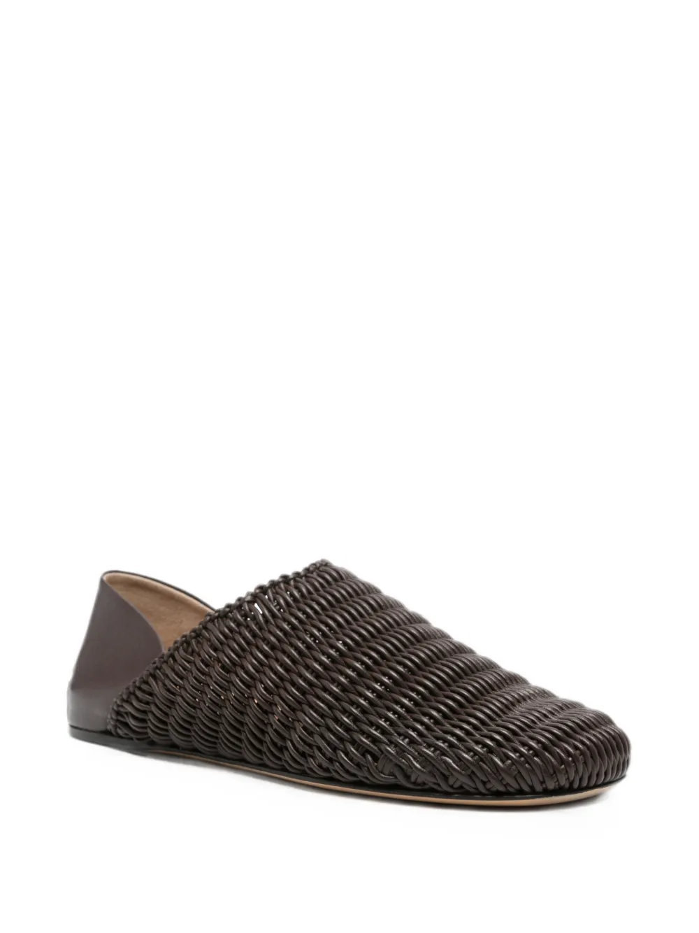 JW Anderson woven-leather mules Bruin