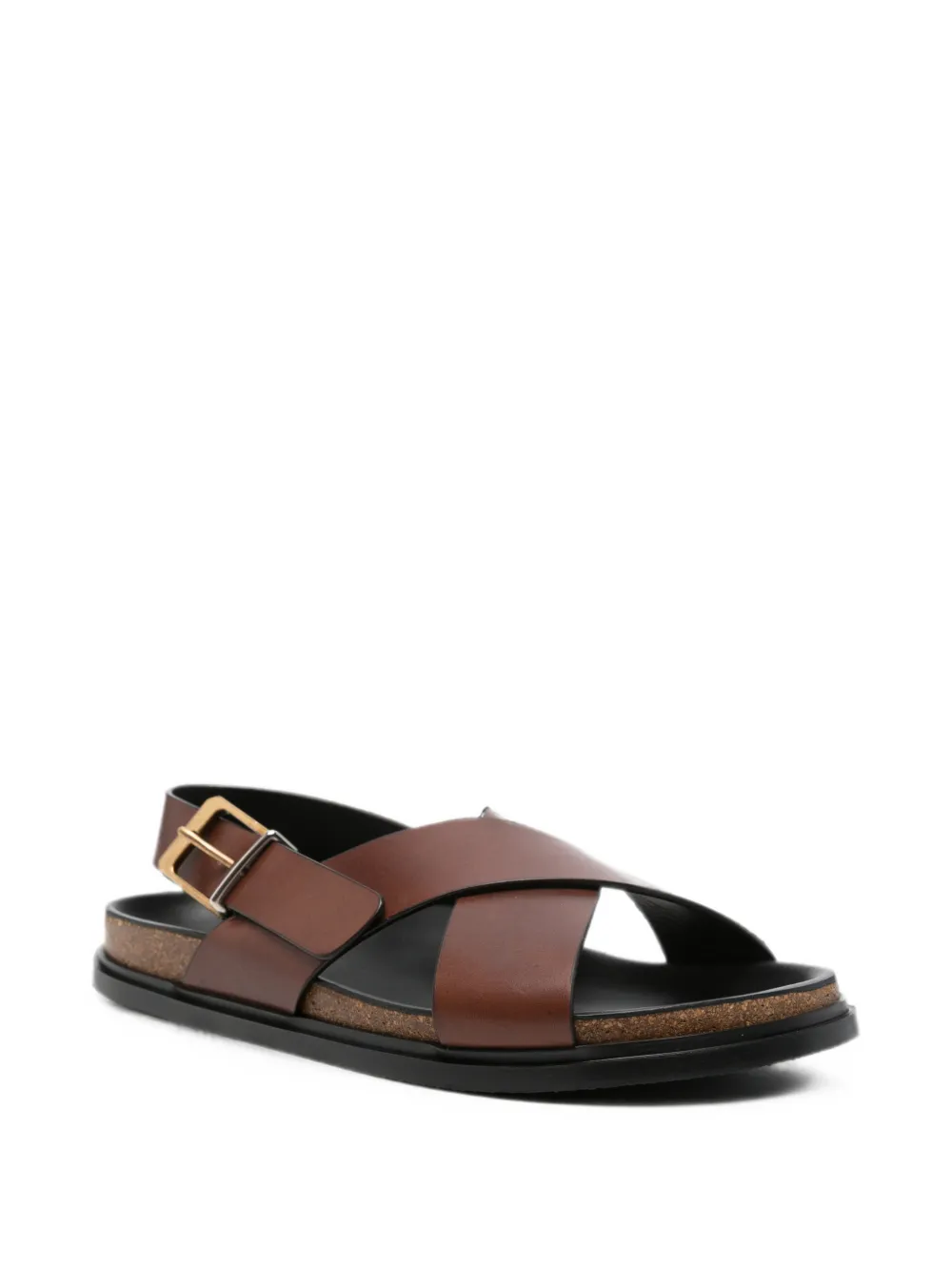 The Row crossover-strap buckle-fastening sandals Bruin