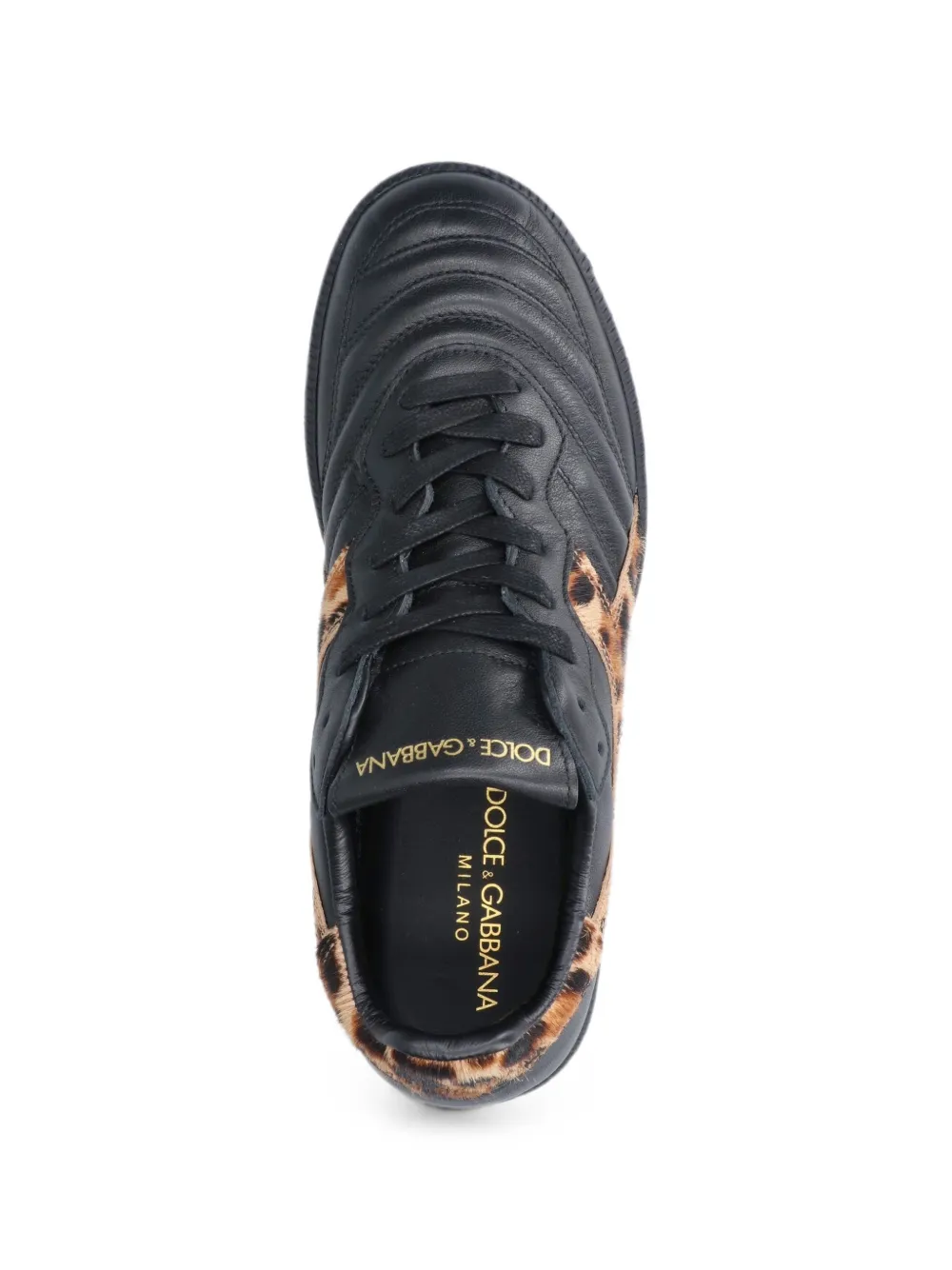 Dolce & Gabbana x Diadora Brasil calfksin sneakers Zwart
