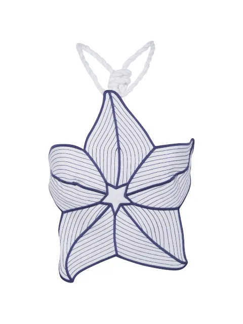 FARM Rio top con cuello halter y forma de estrella