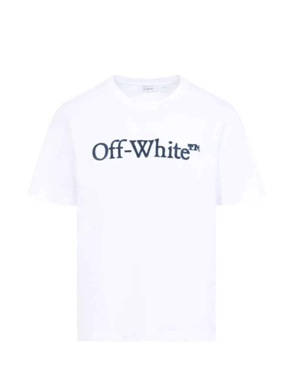 Off-White logo-print cotton T-shirt - Bianco