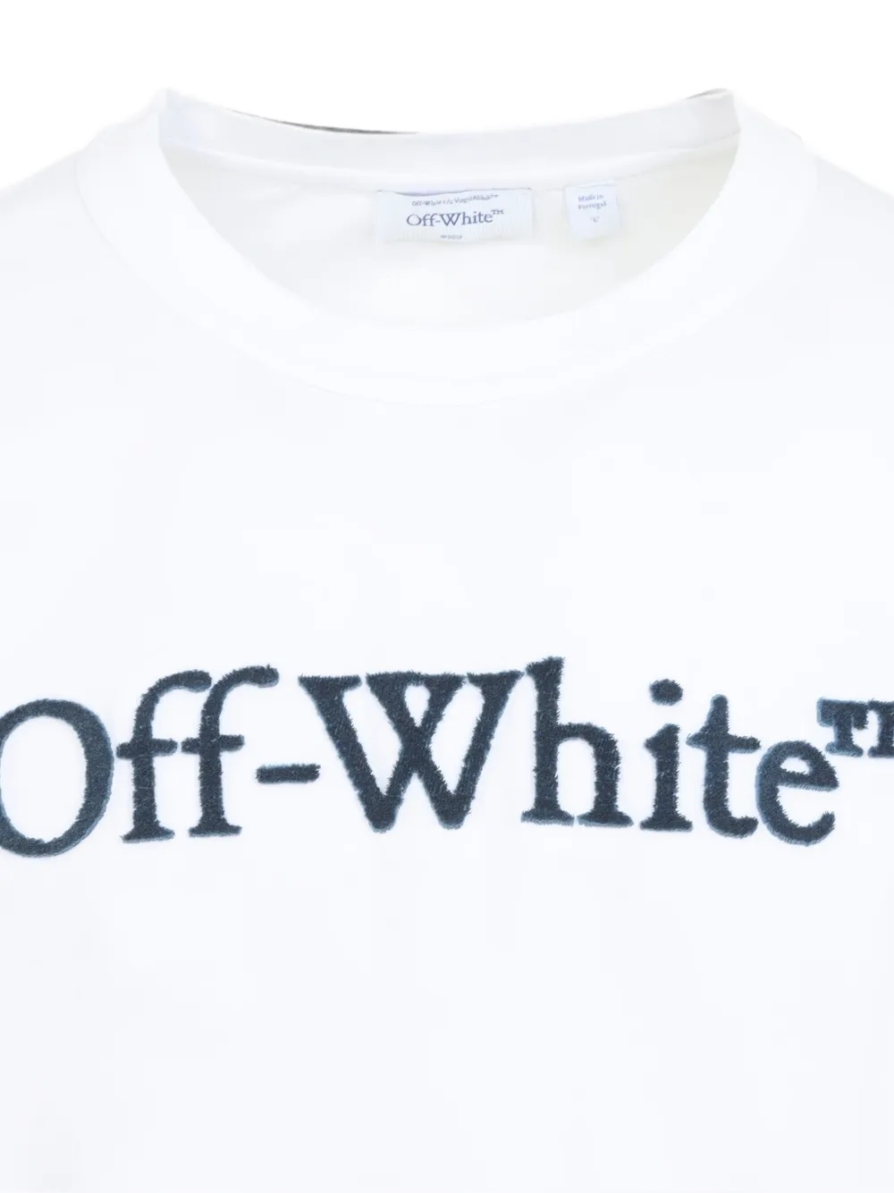 Off-White Katoenen T-shirt met logoprint Wit