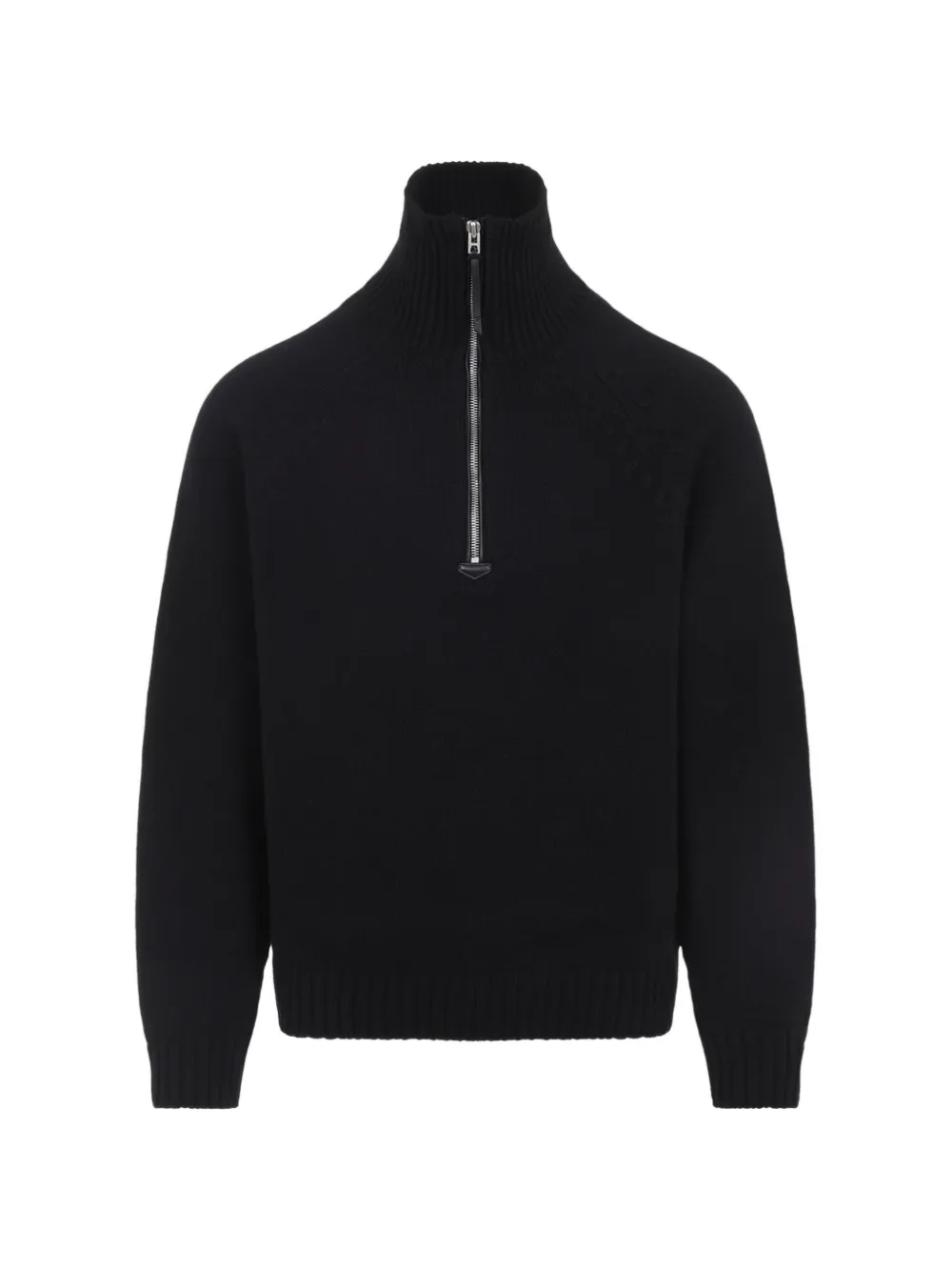 TOM FORD half-zip wool sweater - Nero