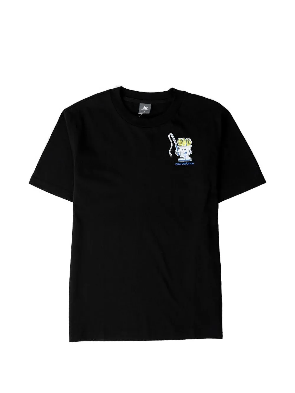 New Balance Fish And Chips graphic-print T-shirt Zwart