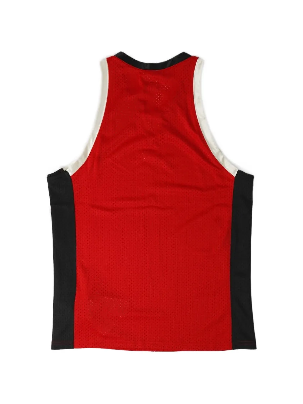 New Balance logo-embroidered mesh vest Rood