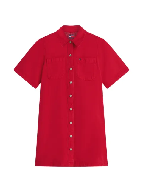 Tommy Hilfiger short-sleeve shirt mini dress