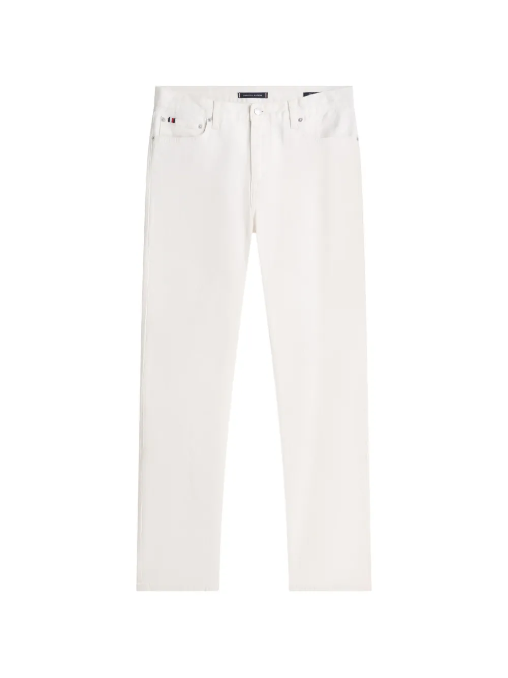 Tommy Hilfiger logo-patch jeans - Bianco