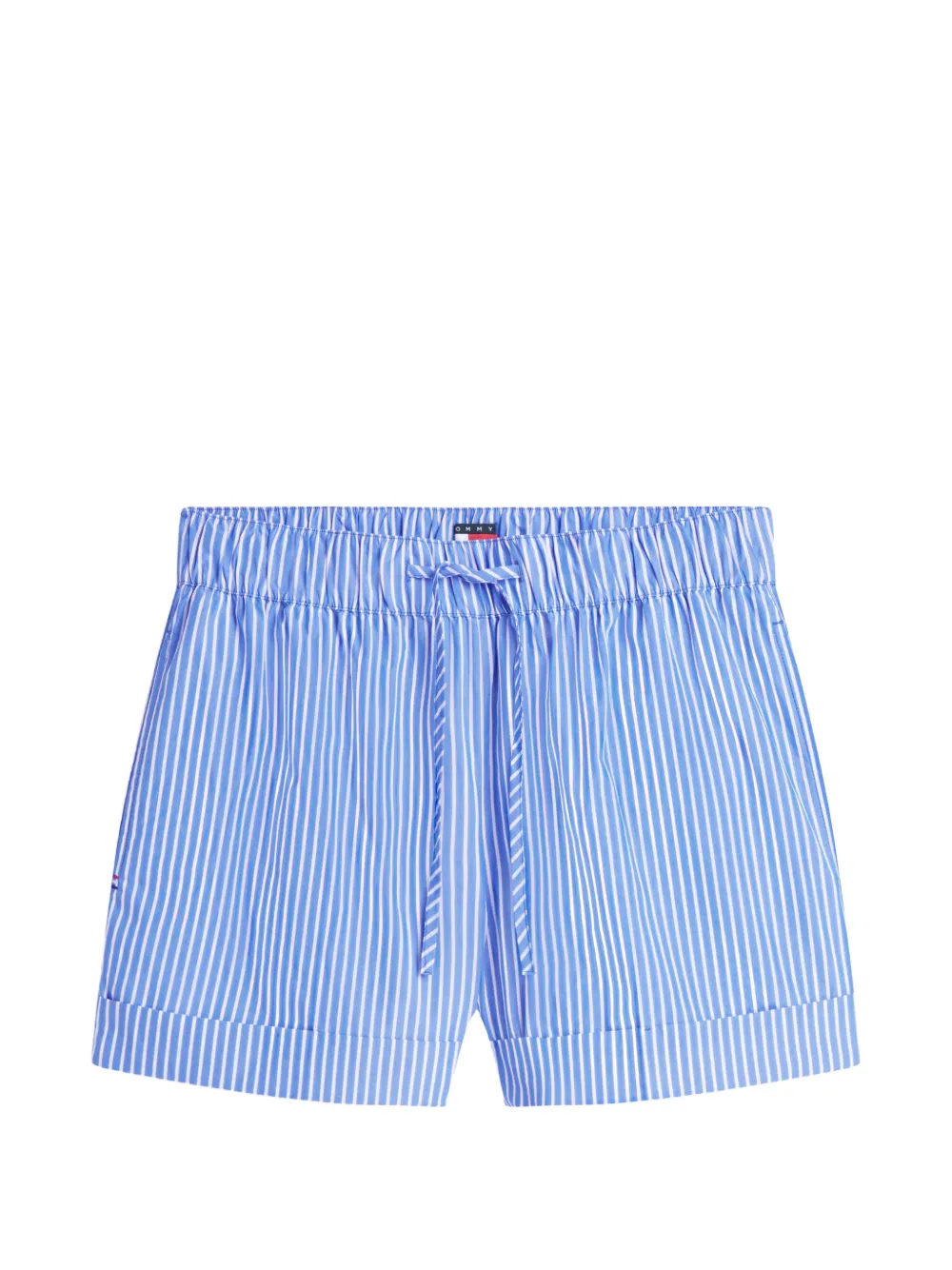 Tommy Hilfiger striped drawstring-waist shorts - Blu