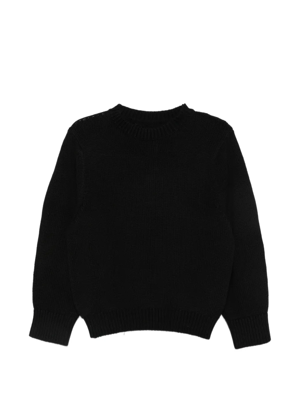 TOTEME ribbed-knit sweater - Schwarz