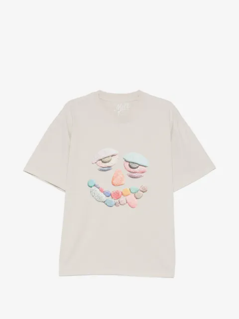 Melt playera con estampado gráfico