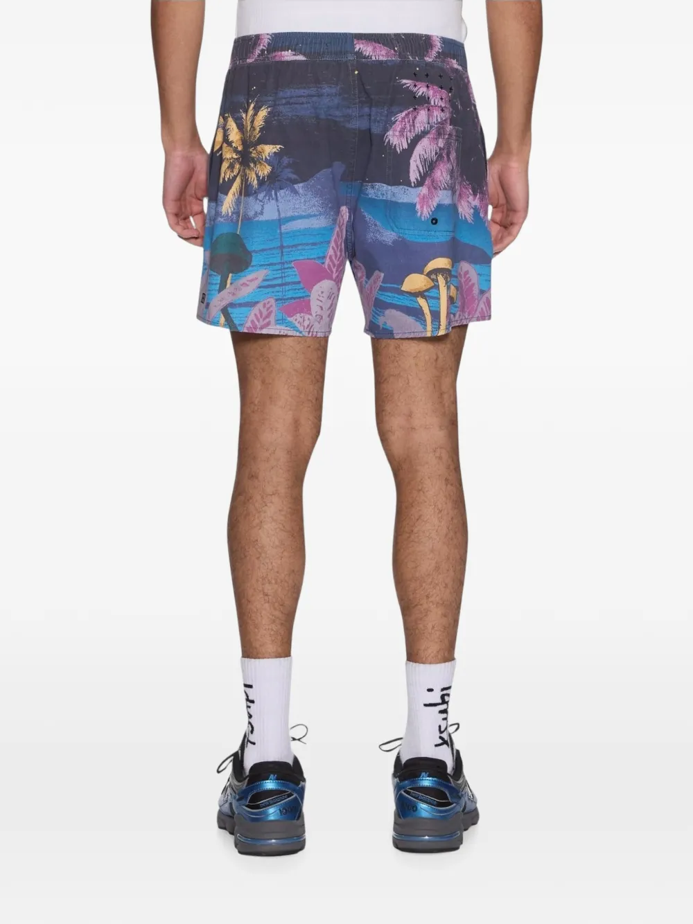 Ksubi Moonlight shorts met digitale print Blauw