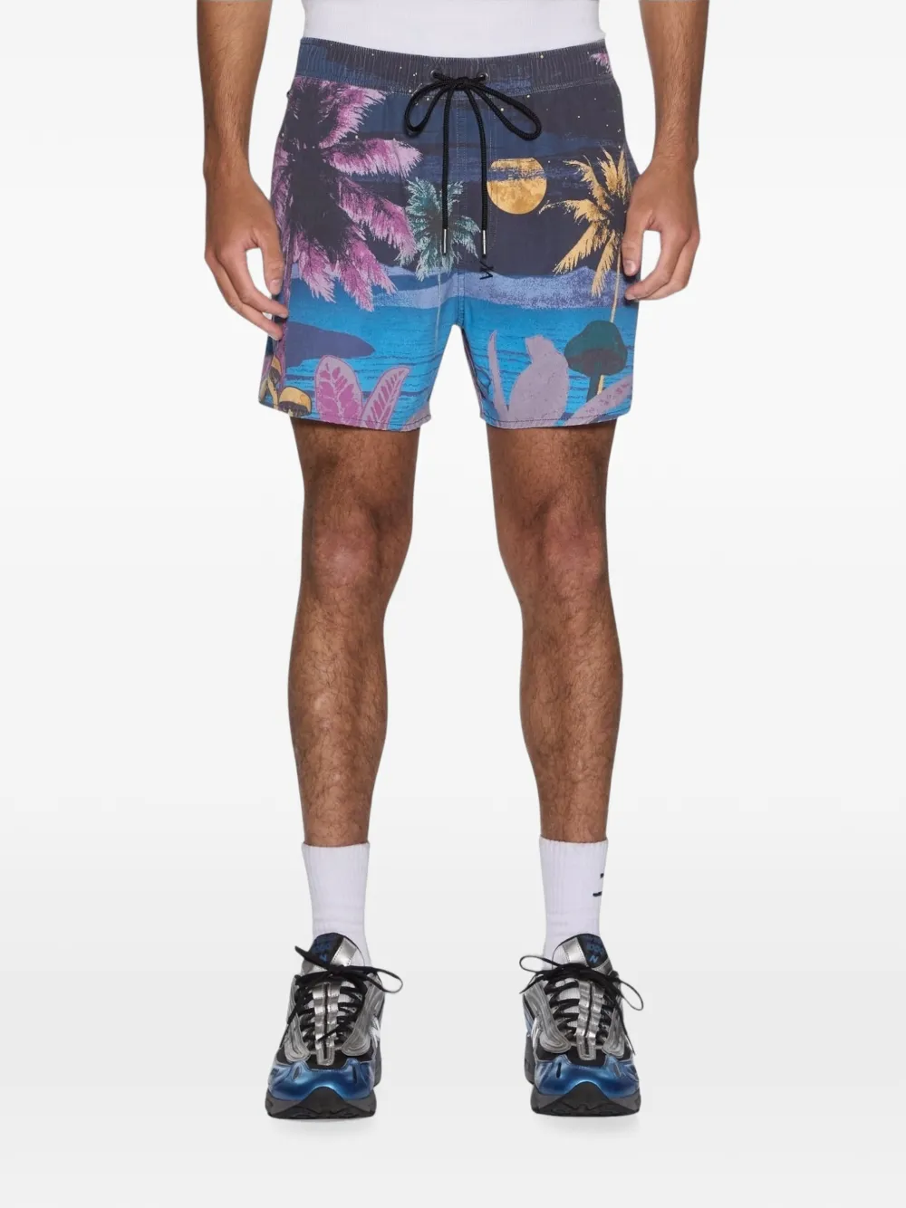 Ksubi Moonlight shorts met digitale print Blauw