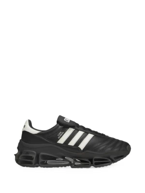 Willy Chavarria Megaride Calf Leather Sneakers in Black