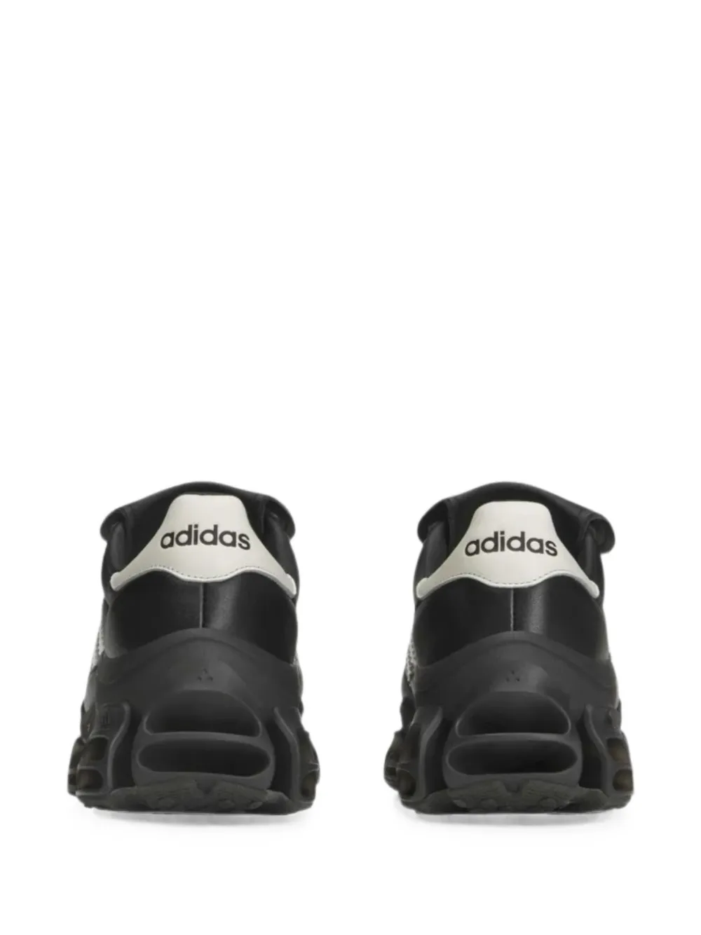 Willy Chavarria Megaride Calf Leather Sneakers in Black, view 2