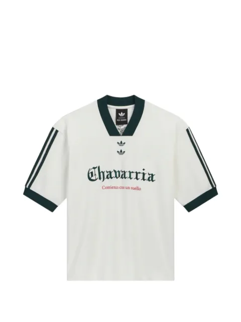 Willy Chavarria logo-embroidered 3-Stripes T-shirt
