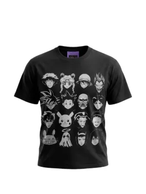 A BATHING APE® World Gone Mad graphic-print T-shirt | Black