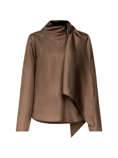 LouLou de Saison Gala silk-twill blouse