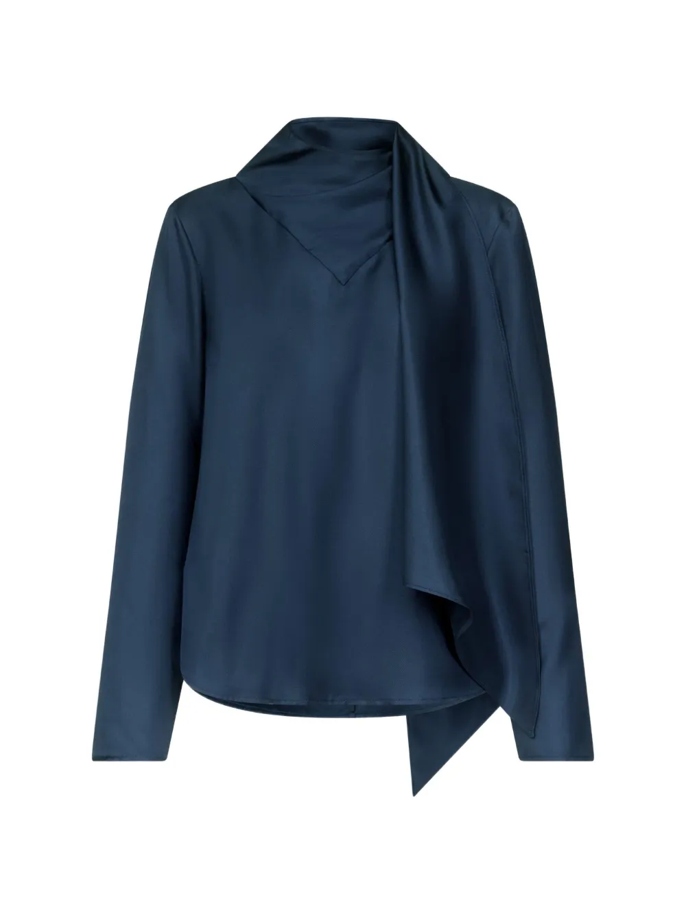 Loulou De Saison Gala Silk-twill Blouse In Animal Print