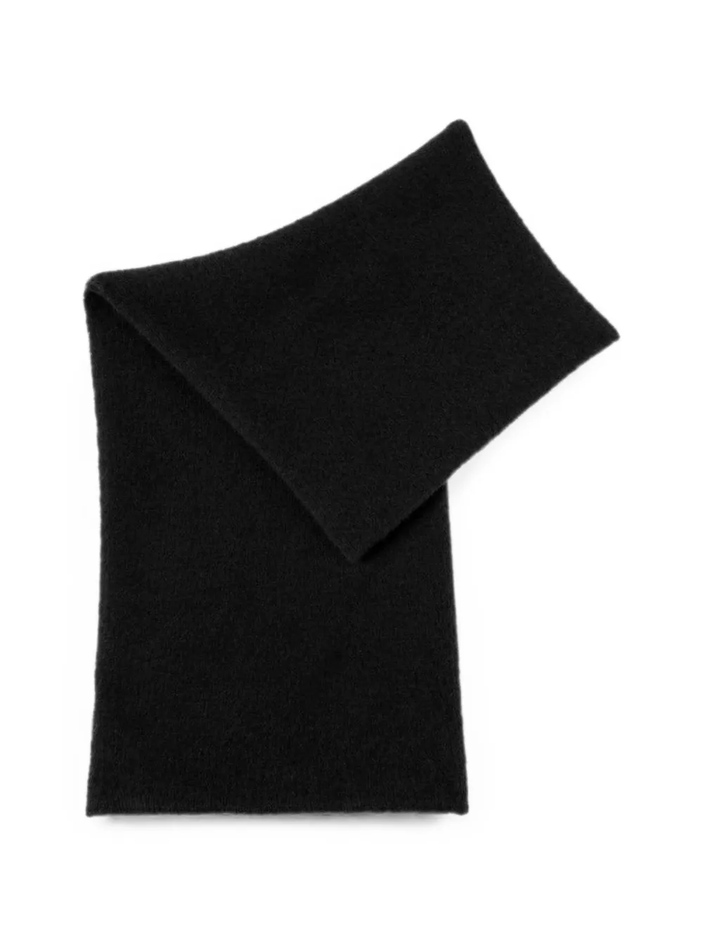 RETORI brushed cashmere scarf - Nero