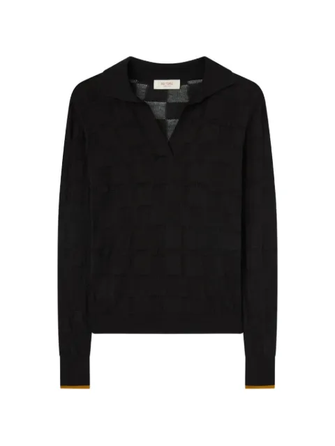 RETORI jacquard long-sleeve T-shirt