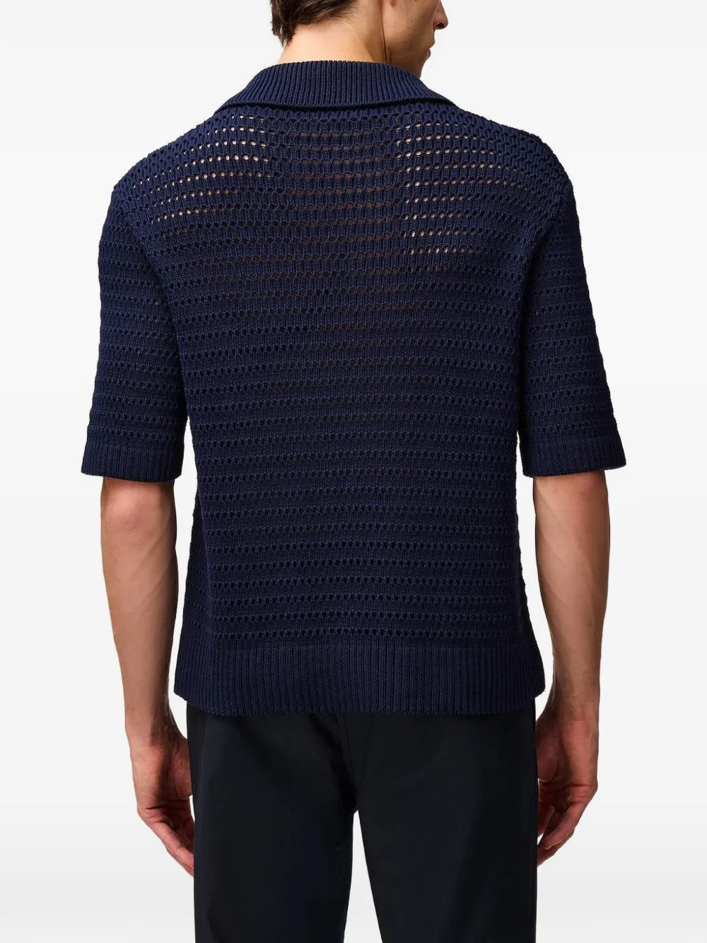 RETORI T-shirt met V-hals Blauw