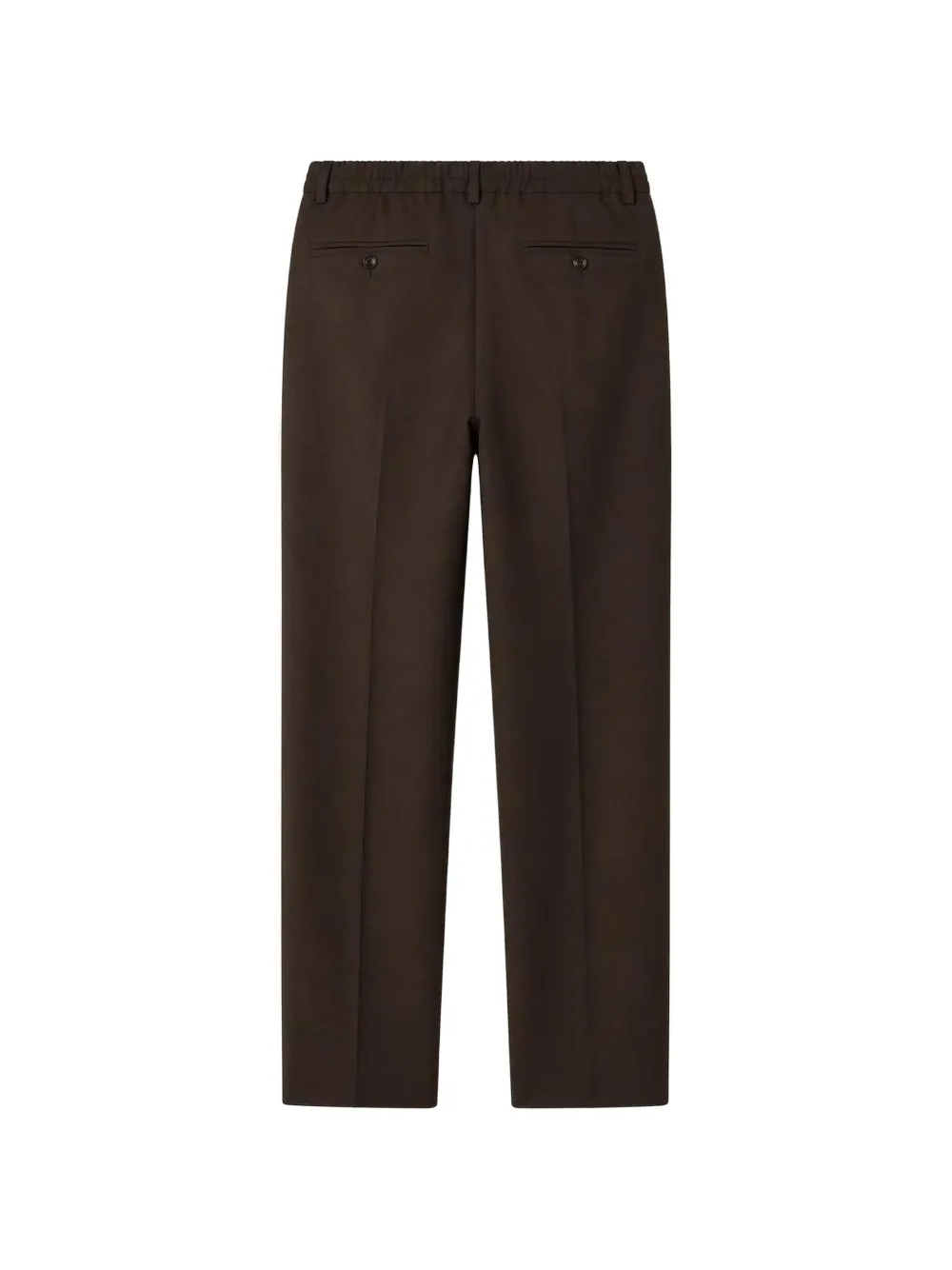 RETORI Broek met geplooide voorkant Bruin