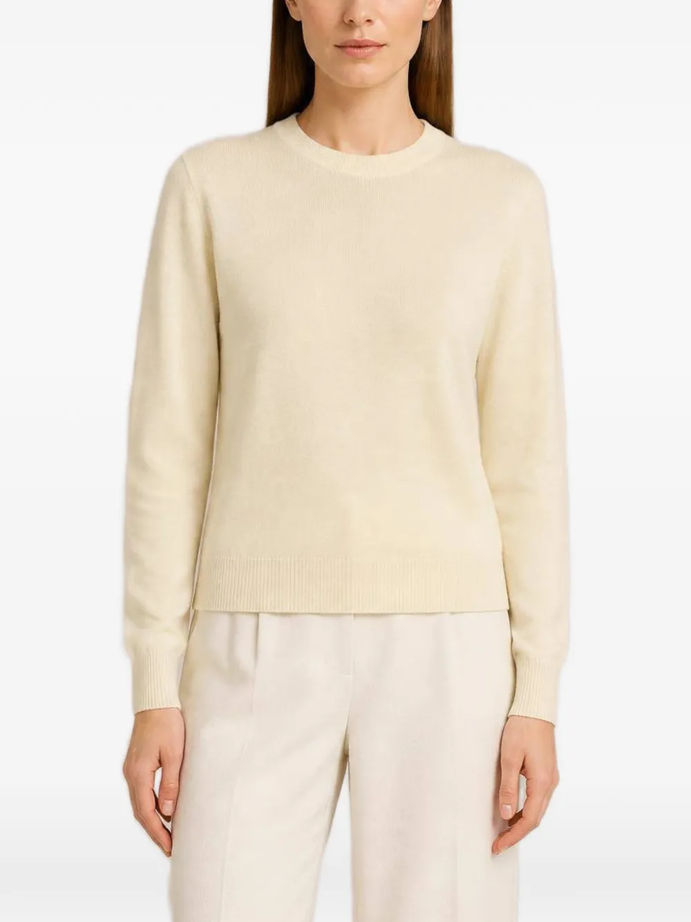 RETORI Trui met hoge hals en lange mouwen Beige