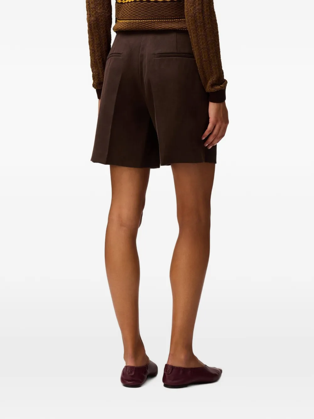 RETORI Linnen shorts Bruin