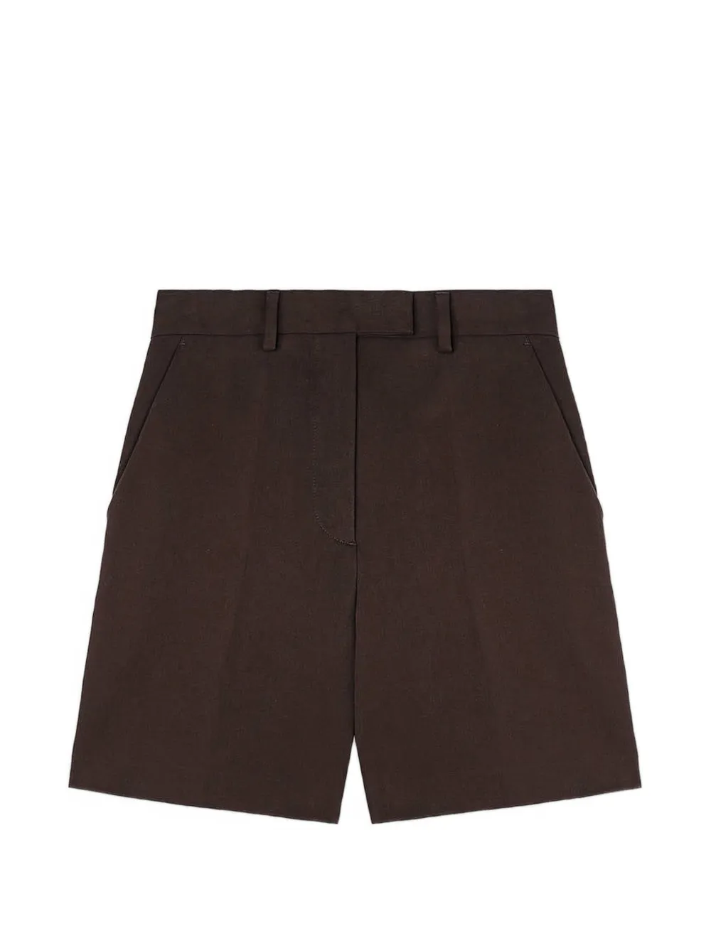 RETORI Linnen shorts Bruin