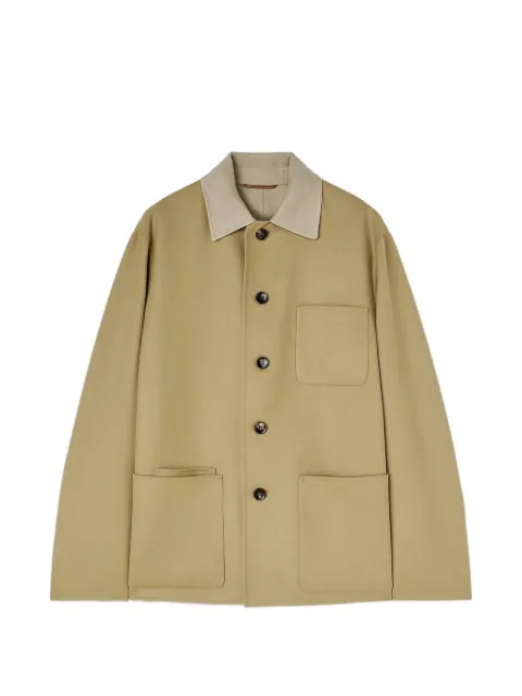 RETORI reversible wool shirt jacket