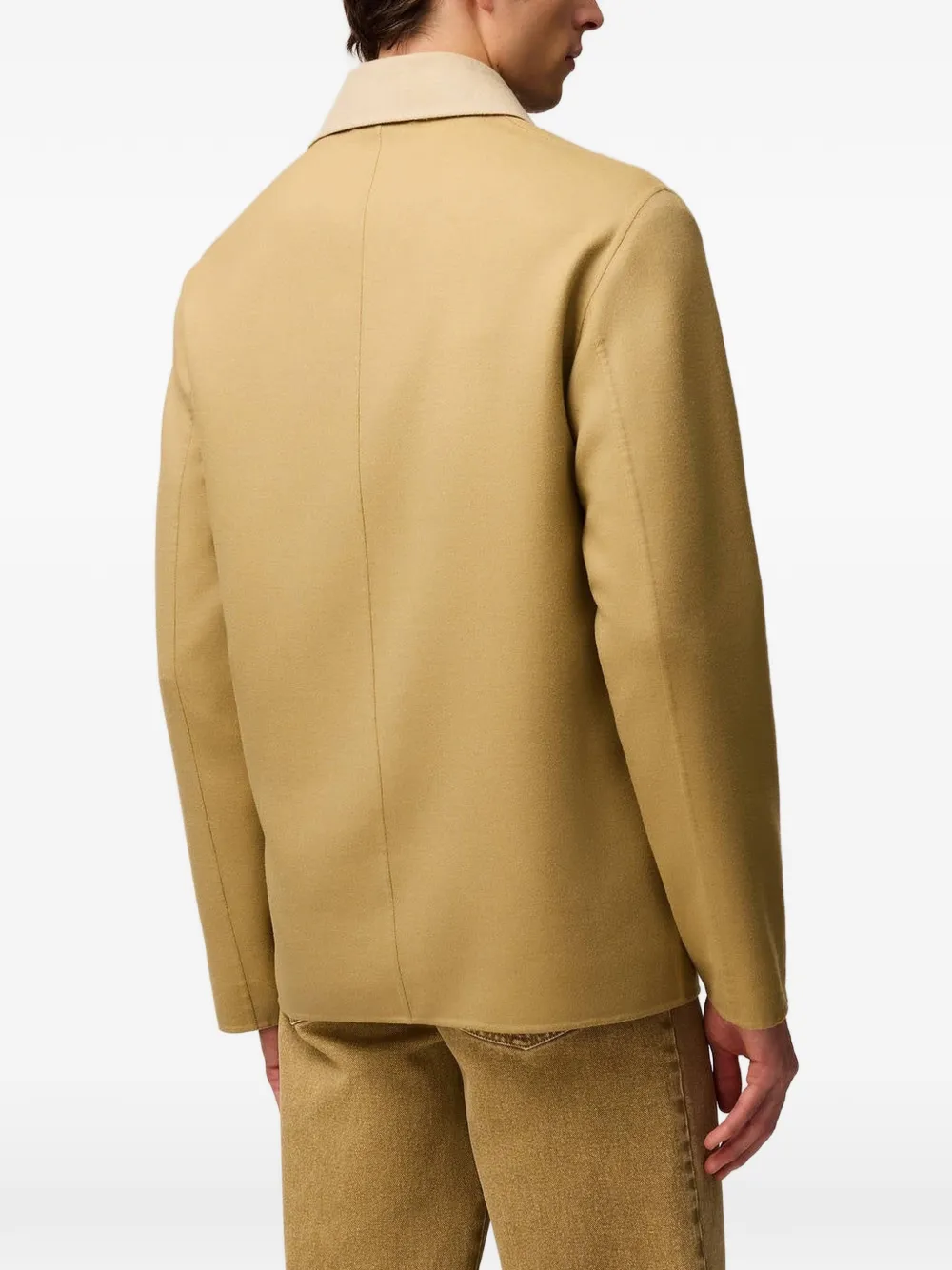 RETORI Omkeerbaar wollen shirtjack Beige