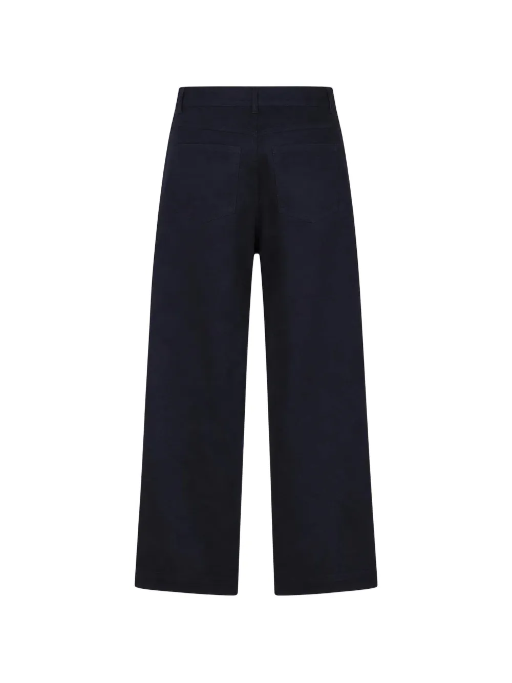RETORI Katoenen straight jeans met vijf zakken Blauw