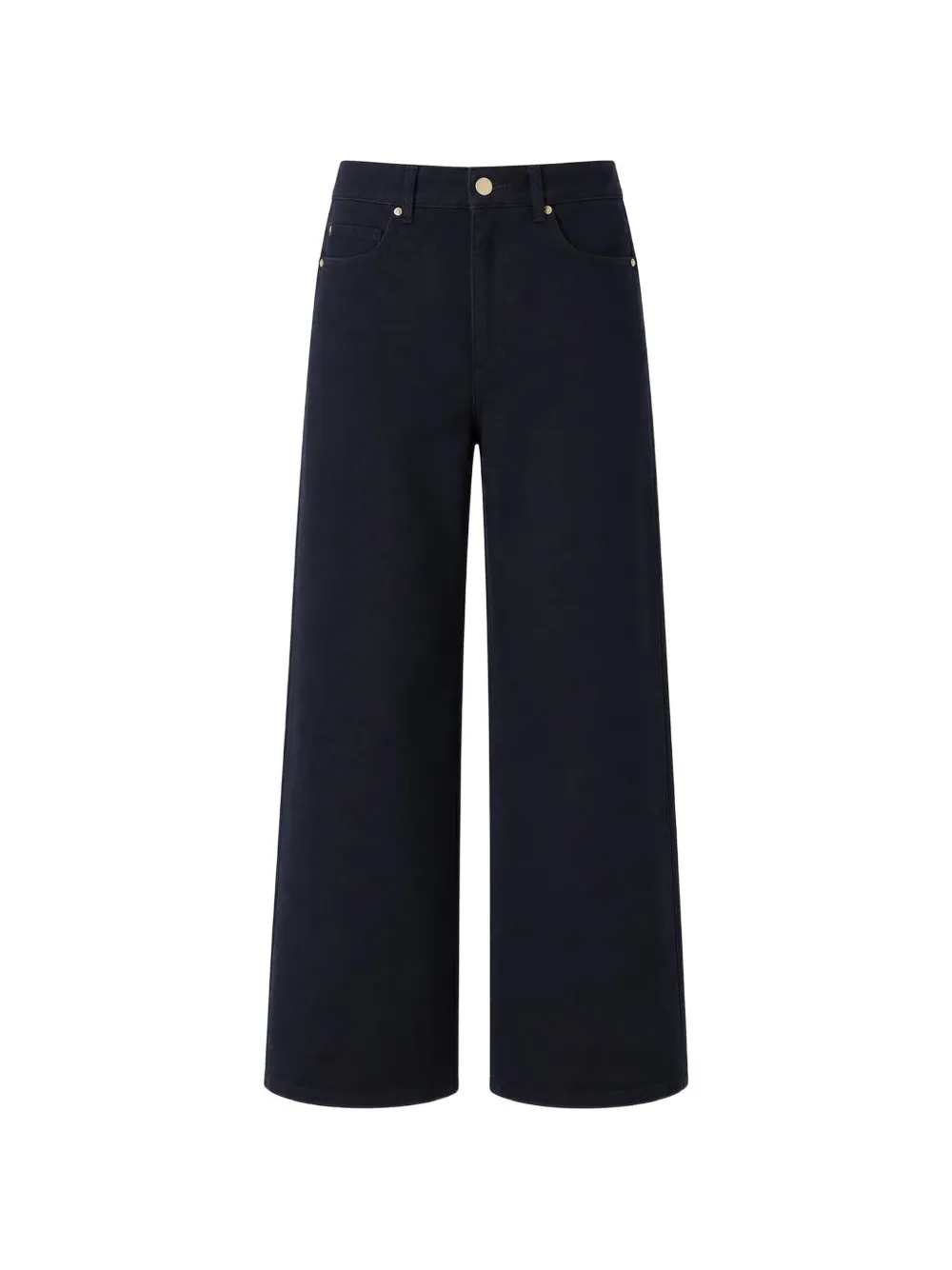 RETORI five-pockets straight-leg cotton trousers - Blau