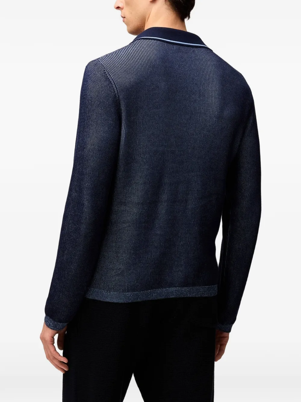 RETORI Vanisé poloshirt met lange mouwen Blauw