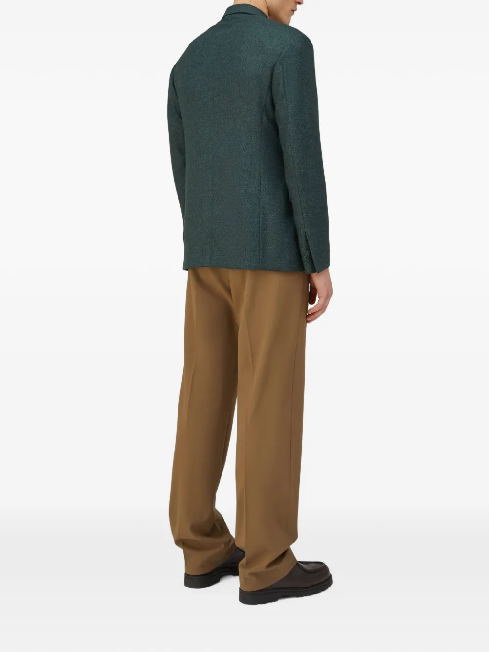 RETORI Blazer met dubbele rij knopen Groen