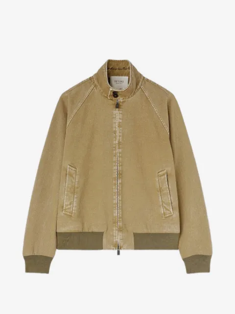 RETORI raglan-sleeve denim jacket