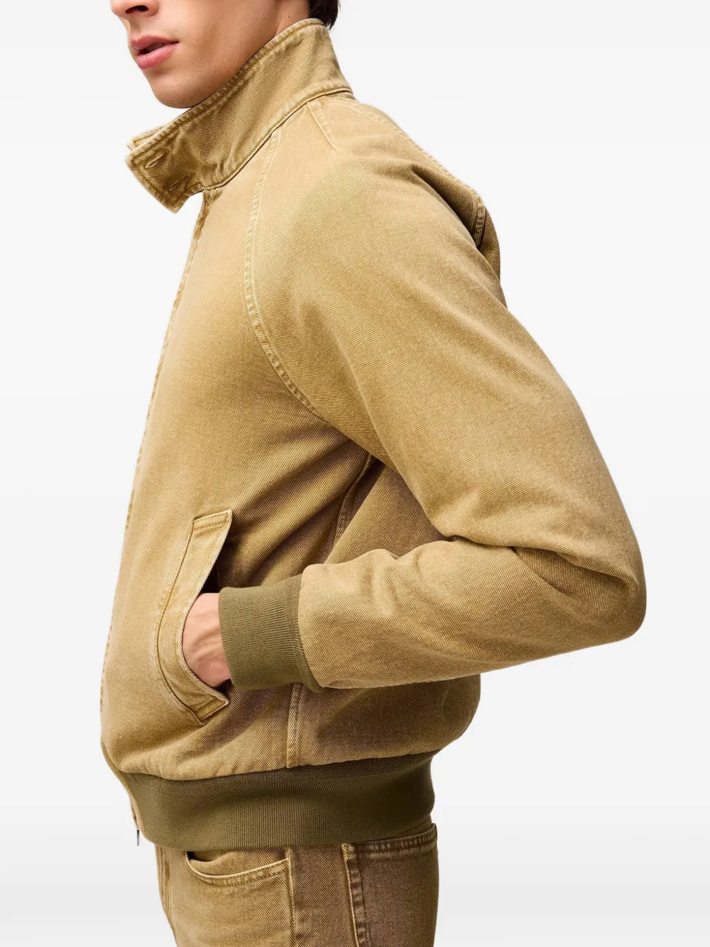 RETORI Denim jack met raglan mouwen Beige