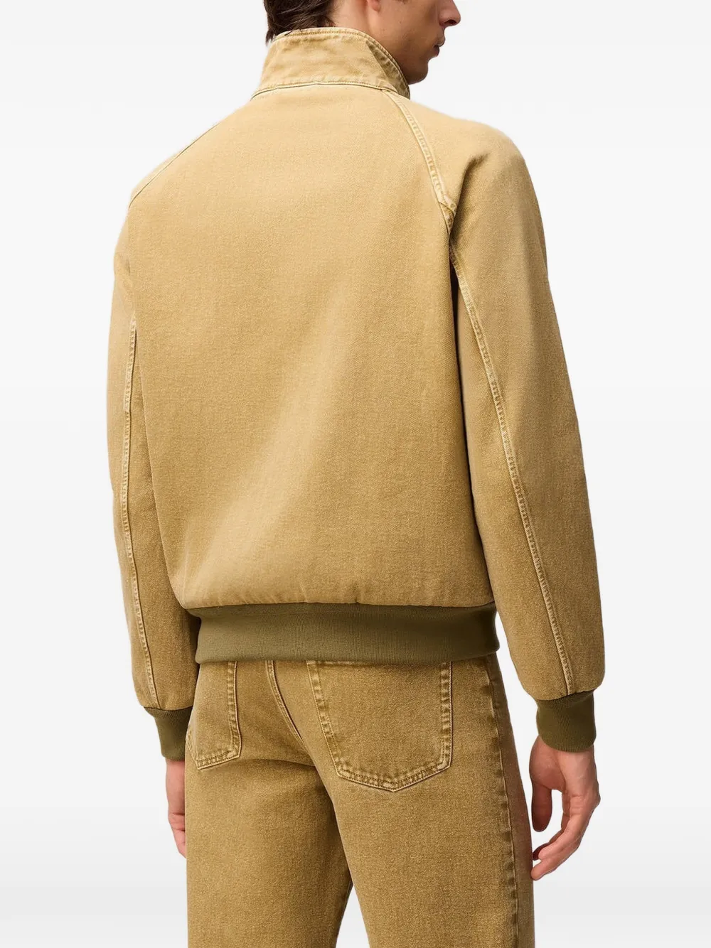 RETORI Denim jack met raglan mouwen Beige