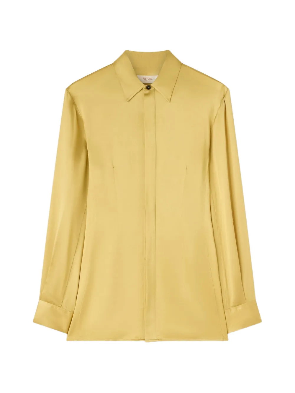 RETORI silk shirt - Yellow