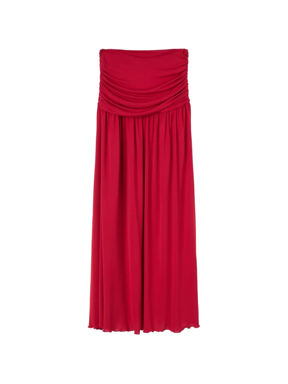 RETORI draped jersey maxi skirt - Rot
